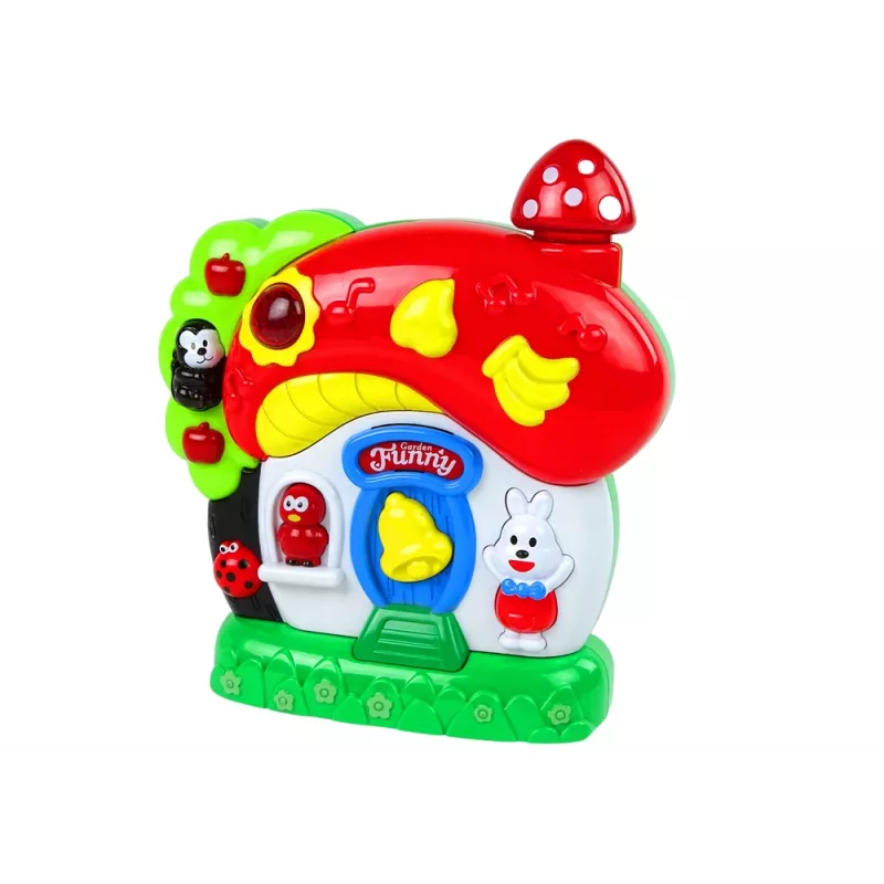 LEAN TOYS Casa de Brincar Musical para Bebés Animais