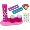 LEAN TOYS Conjunto de verniz de unhas dispensador de glitter para unhas autocolantes para unhas
