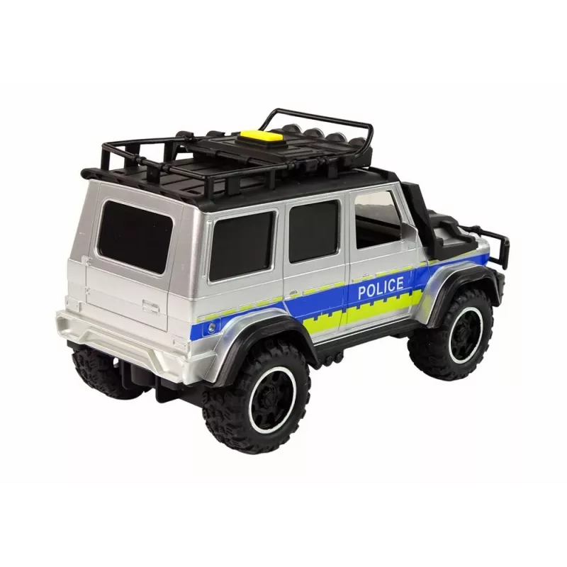 LEAN TOYS Carro de polícia off road 1:14 com tração por fricção