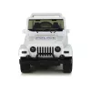 LEAN TOYS Carro de polícia todo-o-terreno branco