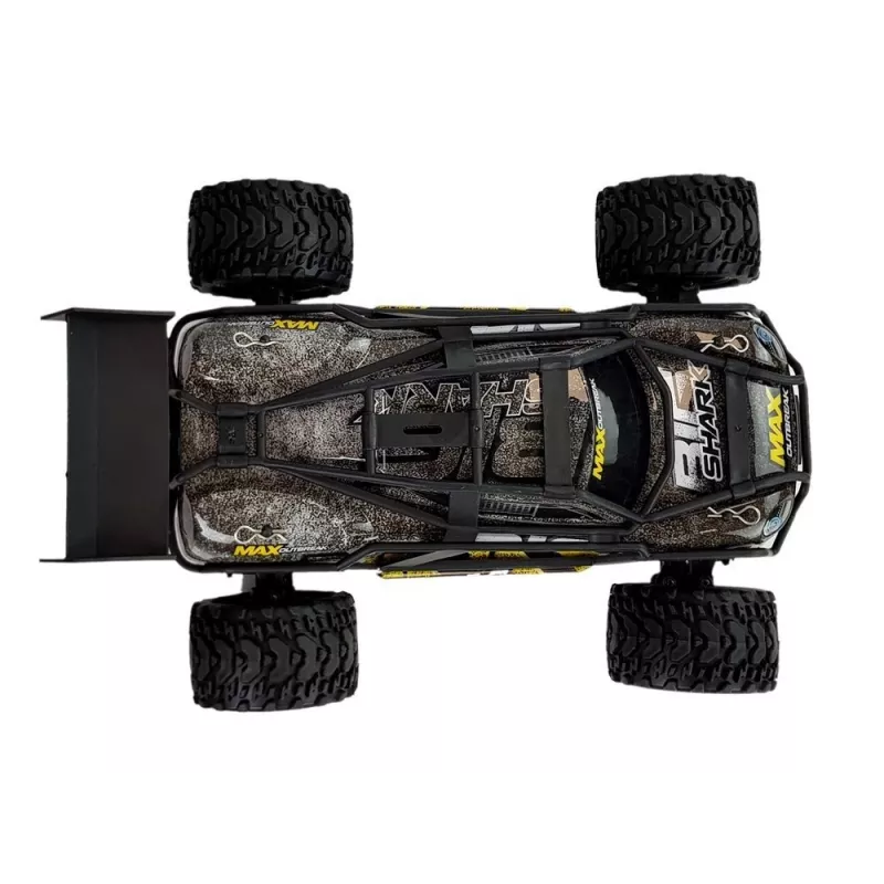 LEAN TOYS Off-Road Telecomandado Castanho e Amarelo 2.4G 1:18 35 km/h Controlo de Velocidade