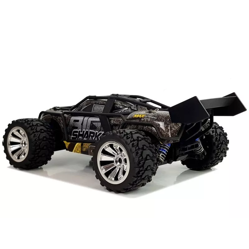 LEAN TOYS Off-Road Telecomandado Castanho e Amarelo 2.4G 1:18 35 km/h Controlo de Velocidade