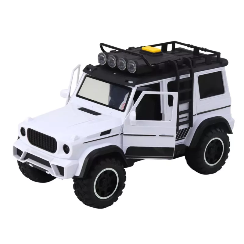 Veículo todo-o-terreno LEAN TOYS com atrelado para cavalos, figura, luzes e sons