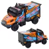 LEAN TOYS Camião RC todo-o-terreno escala 1:16 laranja azul com luzes e sons