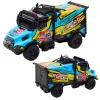 LEAN TOYS Camião RC todo-o-terreno escala 1:16 laranja azul com luzes e sons