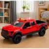 LEAN TOYS pickup 1:12 RC com portas que abrem, luzes traseiras, sons – vermelho