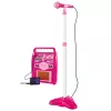 LEAN TOYS Guitarra Elétrica Rosa com Microfone e Amplificador