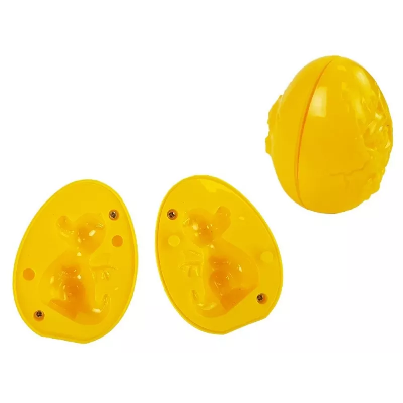LEAN TOYS Massa de Modelar Dinossauros Ovos Molde 12 Peças 4 Cores