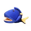 LEAN TOYS Peluche mascote peixe azul 25 cm