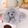 Cão Cocker Spaniel de peluche LEAN TOYS com patas lastradas, cinzento, 30 cm