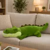Crocodilo de peluche LEAN TOYS mascote peluche realista verde 70cm