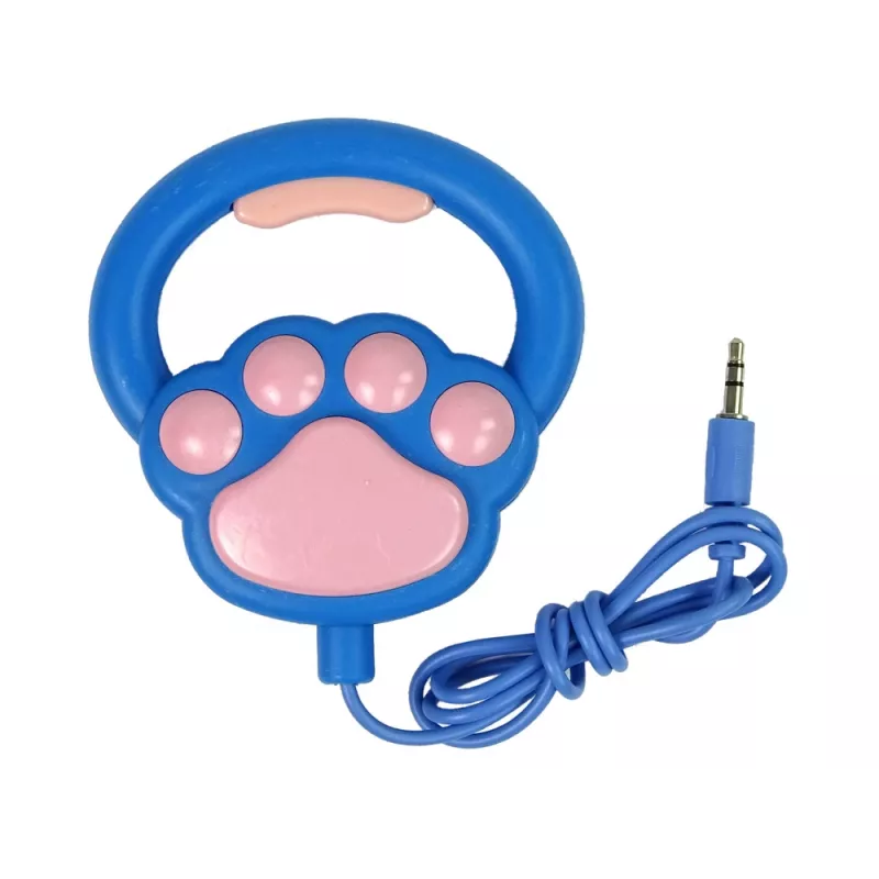 LEAN TOYS Cão de peluche interativo educativo trela canções passeios