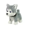 LEAN TOYS Cão de peluche interativo educativo trela canções passeios