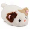 LEAN TOYS Gatinho de peluche mascote peluche macio pequeno branco 16 cm
