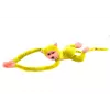 LEAN TOYS Peluche Macaco Mascote com Som, Amarelo 80 cm