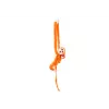 Peluche macaco com mascote bebé LEAN TOYS, Laranja com som 70 cm
