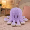 LEAN TOYS Brinquedo de polvo de peluche com ventosa, roxo, 16 cm