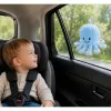 LEAN TOYS Polvo de peluche com ventosa, azul, 16 cm