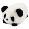 LEAN TOYS Panda de peluche preto e branco 16 cm