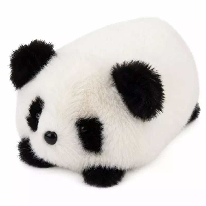 LEAN TOYS Panda de peluche preto e branco 16 cm
