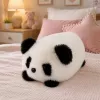 LEAN TOYS Panda de peluche preto e branco 16 cm