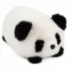LEAN TOYS Panda de peluche preto e branco 16 cm