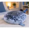 LEAN TOYS Peluche Foca Mascote Animal de Estimação Cor Natural Cinzento 38 cm