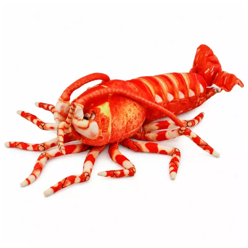 LEAN TOYS Peluche Animal de Estimação Camarão Grande Animal Marinho 55 cm