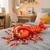LEAN TOYS Peluche Animal de Estimação Camarão Grande Animal Marinho 55 cm
