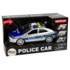 LEAN TOYS carro de polícia 1:14 fricção sons luz prateado