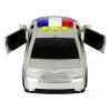 LEAN TOYS carro de polícia 1:14 fricção sons luz prateado