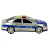 LEAN TOYS carro de polícia 1:14 fricção sons luz prateado