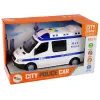 LEAN TOYS Carro de Polícia com Motor de Fricção, Som e Luz