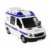 LEAN TOYS Carro de Polícia com Motor de Fricção, Som e Luz