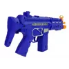LEAN TOYS Conjunto de polícia com arma e distintivo, azul-marinho, efeitos de som e luz, 37 cm