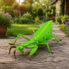 LEAN TOYS Figura de borracha louva-a-deus elástica realista verde 18 cm