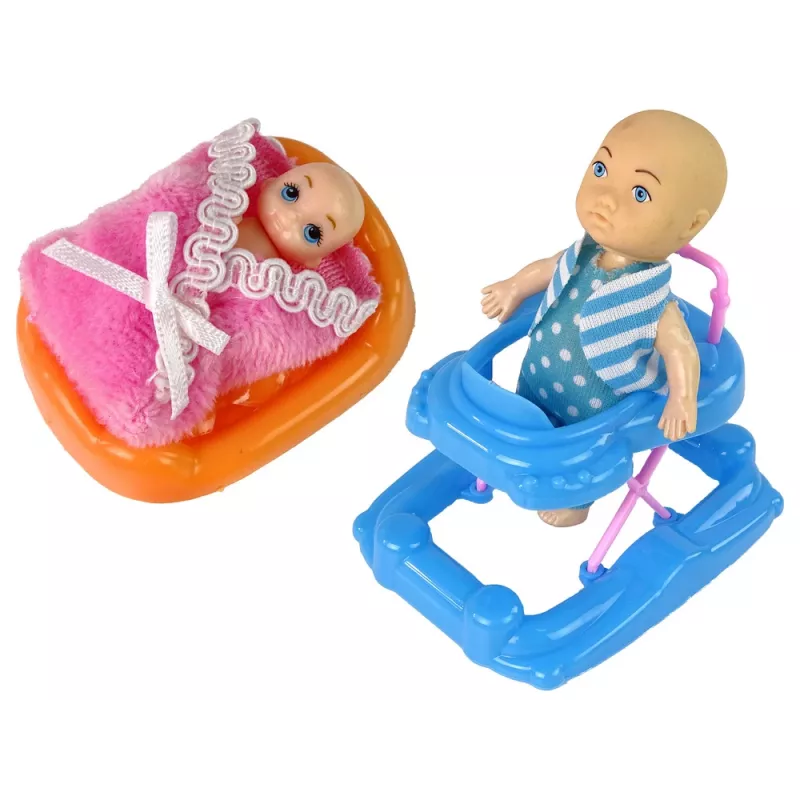 LEAN TOYS Boneca Bebé Grávida com Cabelos Longos e Acessórios
