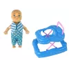LEAN TOYS Boneca Bebé Grávida com Cabelos Longos e Acessórios