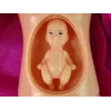 LEAN TOYS Boneca Bebé Grávida com Cabelos Longos e Acessórios