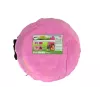 LEAN TOYS Tenda de brincar palácio de princesa para pequenas princesas rosa 135 x 105 cm