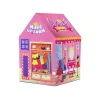 LEAN TOYS Tenda de princesa para criança salão de beleza rosa acessório coroa
