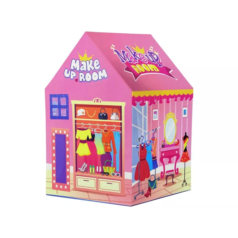 LEAN TOYS Tenda de princesa para criança salão de beleza rosa acessório coroa