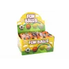 LEAN TOYS Bola de futebol PU com borracha jojo para saltar, 6 cm, laranja