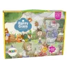 LEAN TOYS Puzzle Escola dos animais 100 peças