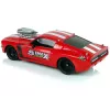 LEAN TOYS Carro desportivo R/C 1:16 vermelho faixas brancas piloto