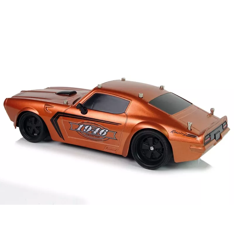 LEAN TOYS Carro desportivo R/C 1:18 castanho Champion piloto