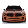 LEAN TOYS Carro desportivo R/C 1:18 castanho Champion piloto