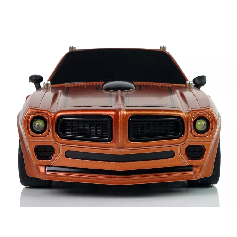 LEAN TOYS Carro desportivo R/C 1:18 castanho Champion piloto