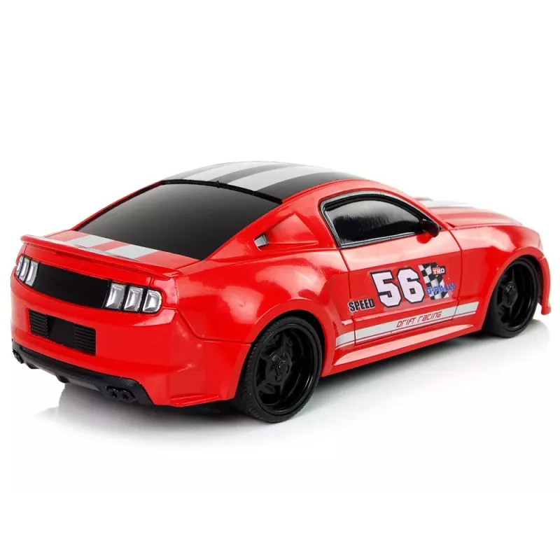 LEAN TOYS Carro desportivo R/C 1:24 Racing vermelho vidros fumados