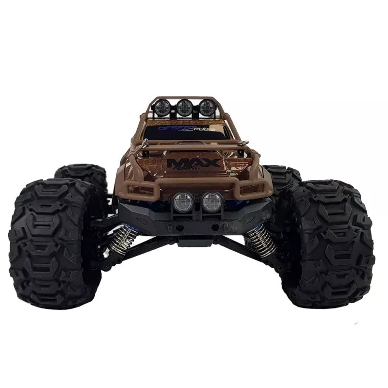 LEAN TOYS Carro de Rali Telecomandado Castanho 2.4G 1:18 35 km/h Controlo de Velocidade